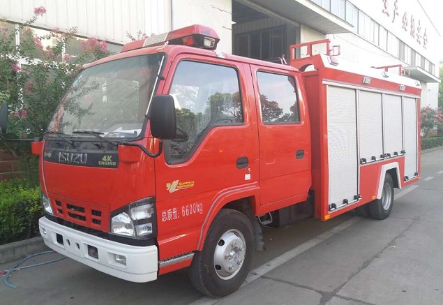 五十鈴水罐消防車(chē)(3-3.5T)|慶鈴五十鈴600P消防車(chē)|JDF5070GXFSG20/Q型水罐消防車(chē)生產(chǎn)廠家