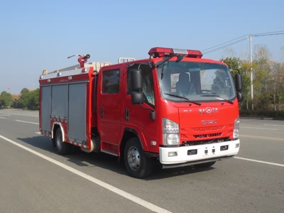 國(guó)六五十鈴4噸水罐消防車